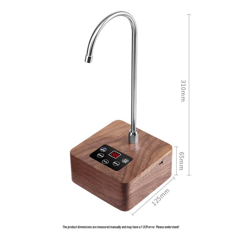 Rechargeable Walnut Electric Water Pump for Bottled Water