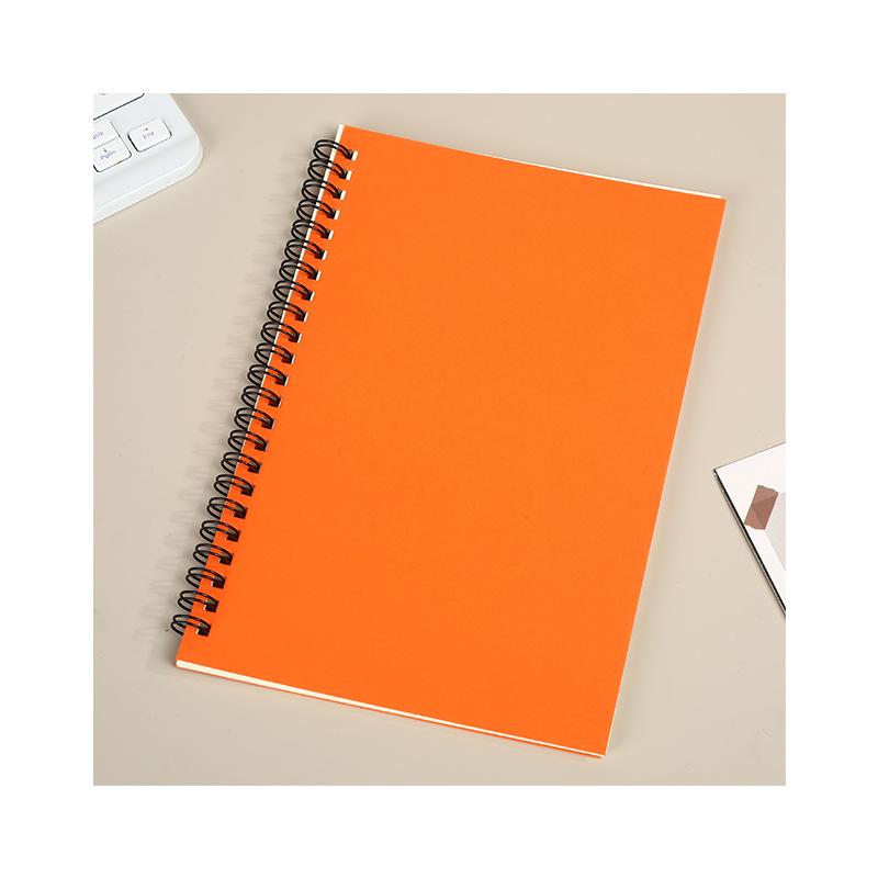 A5 Color Spiral Notebook with Custom Printable Logo and Creative Sticky Notes Planner