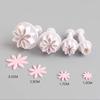 4pezzi Mini Fiore Margherita Taglierino in Argilla Polimerica Designer INS Fai da Te Gioielli Modellazione Texture Decorazione Floreale Stampo da Taglio a Pressione Primavera