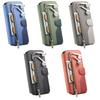 2 In 1 Detachable Magneic Zipper Cards Solt Wallet Leather Case For iPhone 17 Pro Max 16 Plus 15 14 13 12 Flip Bag Pocket Cover