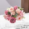 Peony Rose Hydrangea Wedding Decoration Dining Table Photography Props Artificial Fake Flower Factory Party Vase Arrangement