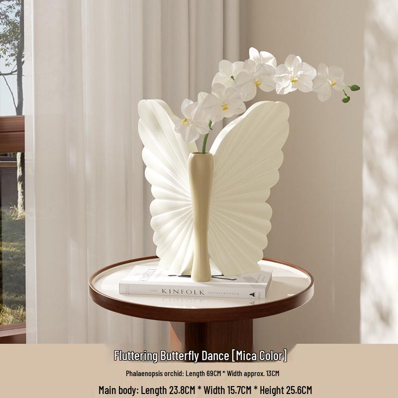 

Butterfly Chaji Style Vintage Art Vase for Home Decor