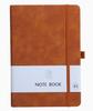 High Quality Custom A5/A6/A7 Notebook New Arrival  Office Journal PU Leather Hardcover with Elastic Band Pocket Diary