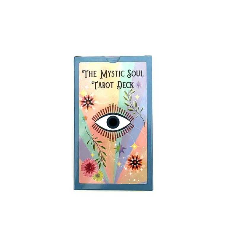 Mystic Soul Tarot 78 Pcs Cards with Guidebook - Vibrant Colors Throughout The Deck, To Uplift The Energy of The Reader