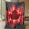 Sunderland Football Print Flannel Blanket, Soft Warm Lightweight Throw Blanket for Sofa Bed Camping