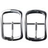 2pcs Rectangular Stainless Steel Belt Buckles Single Prong Belt Buckles  for 1.5 Inch/38mm Belt