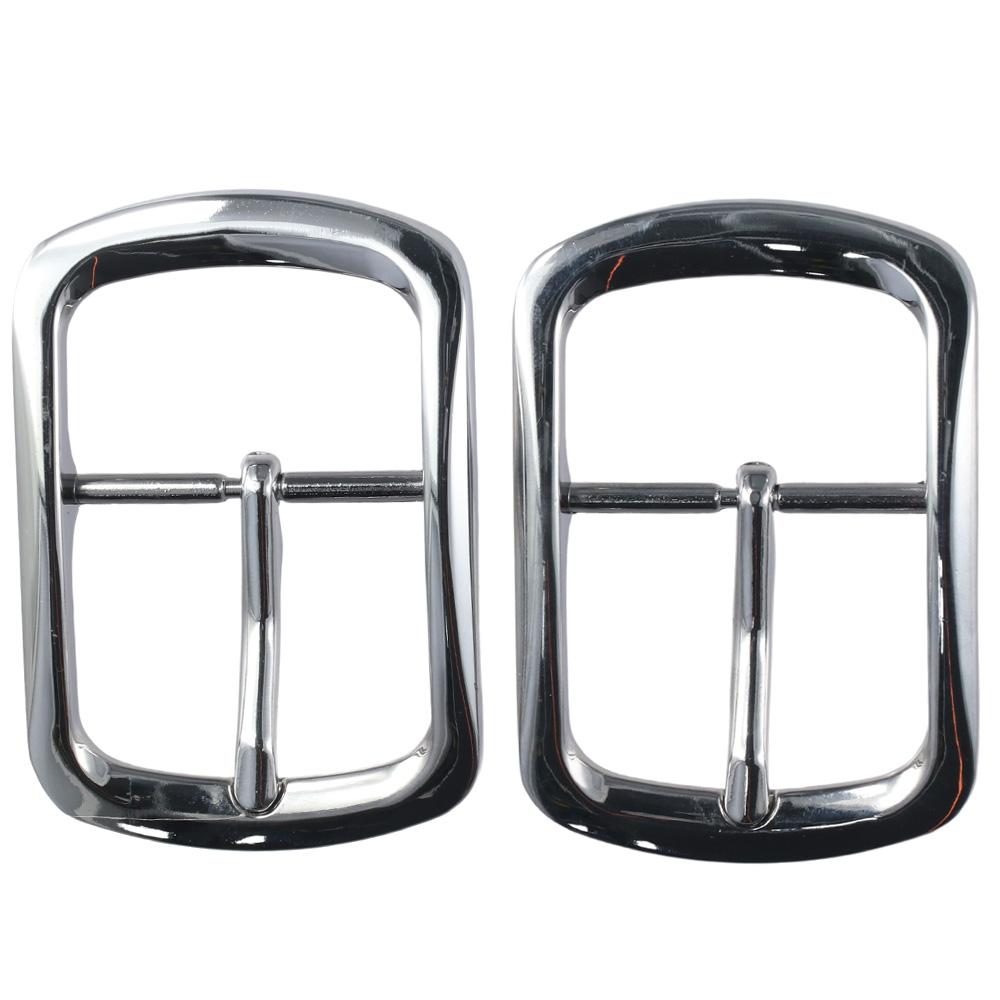2pcs Rectangular Stainless Steel Belt Buckles Single Prong Belt Buckles  for 1.5 Inch/38mm Belt