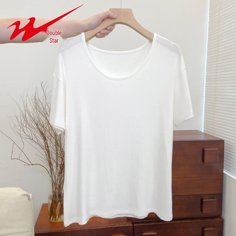 

Women s Ice Silk Modal Round Neck T-Shirt S