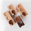 Espresso Machine Walnut Handle Tamping Base & Powder Distributor