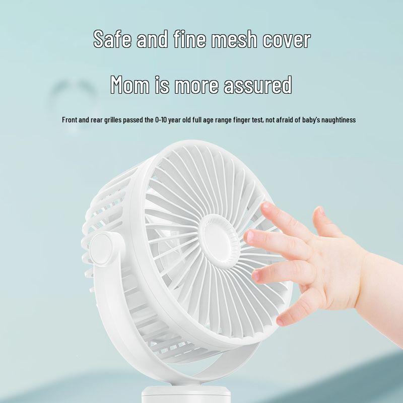 Portable Silent Mini Octopus Fan for Stroller, Dorm, Office, Desktop & Outdoor Use