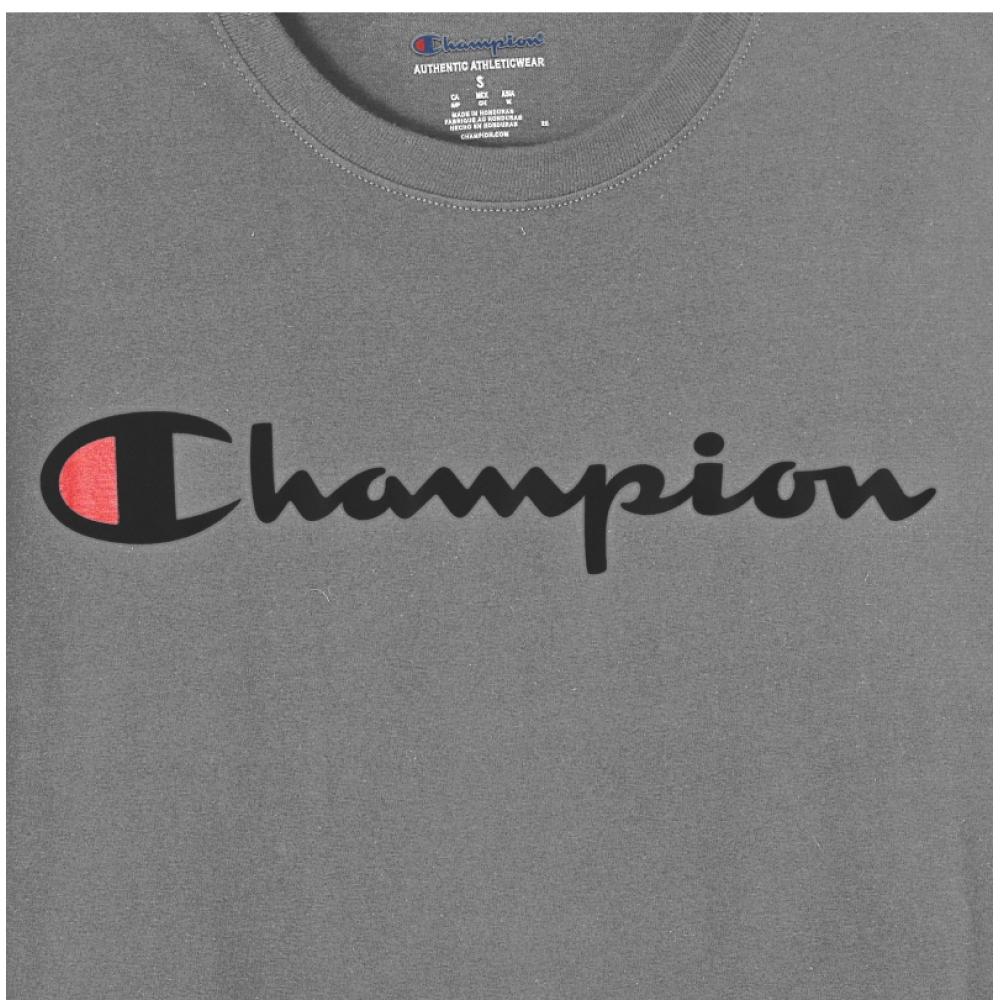 Champion Gt23h Y06794 806 Klasické skriptové grafické logo Pánské tričko s krátkým rukávem
