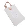 Travel Baby Wipes Case with   Embroidered Portable   Refillable Baby Wipe Dispenser Bag