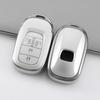TPU Key Case for Honda Fits New Custom JF5 New Vezel New Accord [Kinotaka] Vehicles N-BOX JF6, Stepwgn, ZR-V, Freed, (Silver)