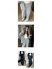 Autumn 2025 Women's High-Waisted Wide-Leg Floor-Length Sweatpants: Loose-Fit, Casual, Draped Style.