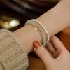 Natural Hetian Jade diy Design14k Gold-plated fashion women's bracelet jewelry, bulk discounts available