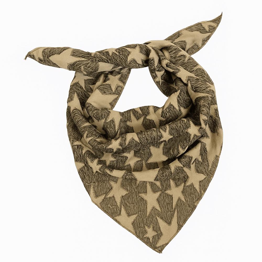 Soft Wrap Y2K Hip Scarf Hip Hop Knitted Tube Top Turban Accessories Star Hair Scarf  Spicy Girls