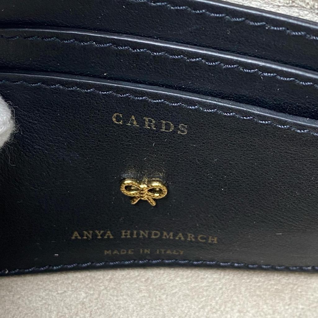 Used Anya HindmarchShoulder Bag black leather Women