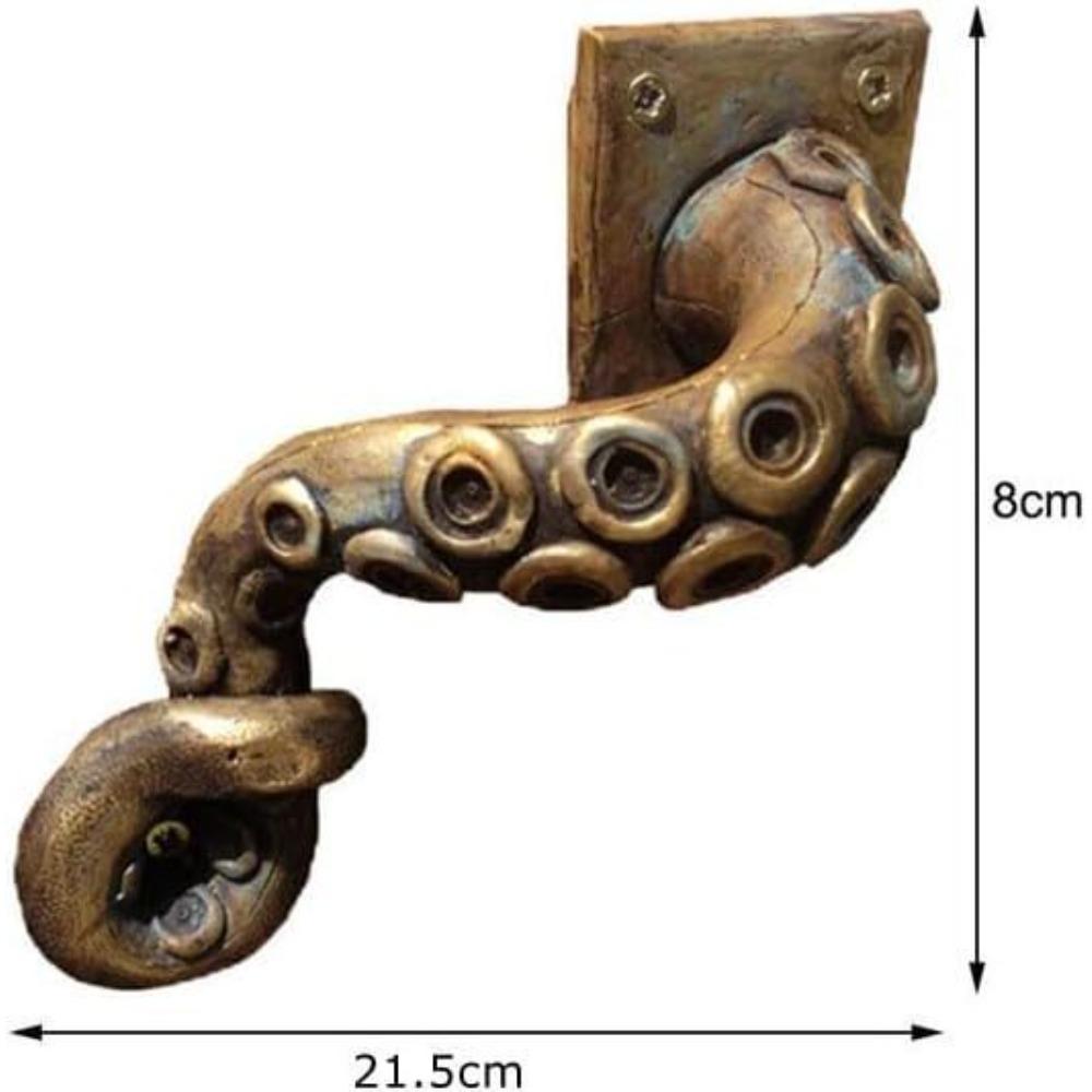 

Animal Style Vintage Octopus Door Knob Outdoor Hook Furniture Drawer Bar Pulls Handle Hardware Ancient Pull Home Door Decoration
