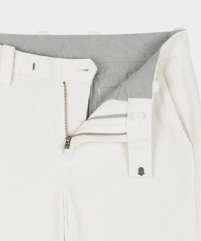 BROOKS BROTHERS Slim Fit 8W Corduroy Pants (Beige) (Bbpcmm4752Zew)