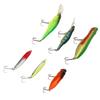 Plastic Fishing Lures Baits Kit Set Portable Fishing Tackle Set with Storage Bag for Freshwater Saltwater