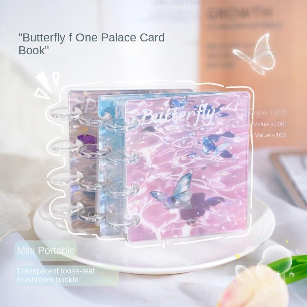 PP Photocard Binder Butterfly in Water Postcard Book New Collectible Card Album  Unisex