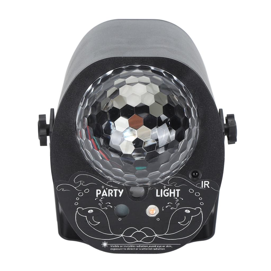Party Ball Lights LED 3 In 1 Multiple Patterns Sound Activated Remote Control Stage Ball Light for