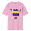Venezuela Final Libre Trendy 2026 Unisex Cotton Tshirt Peace  Sovereignty Creative Trend Casual Style Oneck Printed Women Tee