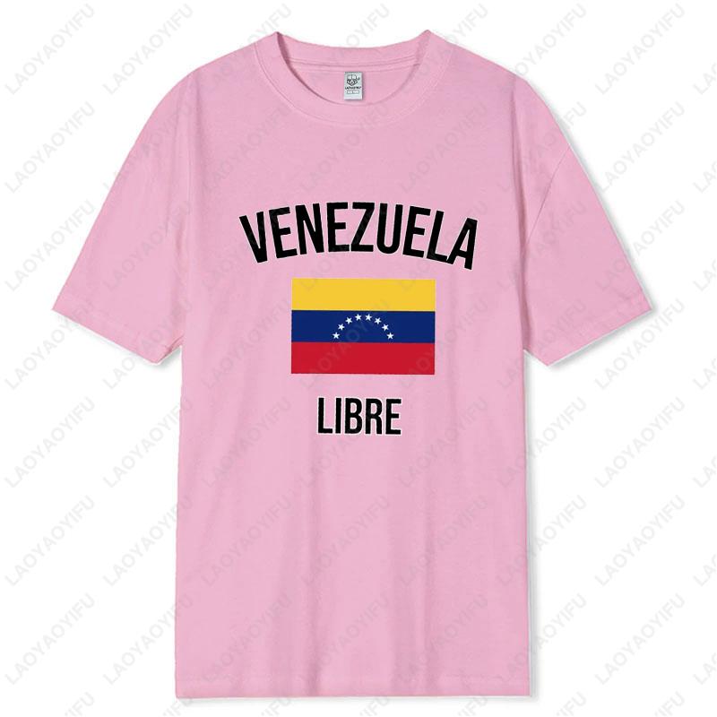 Venezuela Final Libre Trendy 2026 Unisex Cotton Tshirt Peace Sovereignty Creative Trend Casual Style Oneck Printed Women Tee