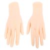 Silicone Model Hands Molding Female Mannequin Hands Pair for Manicurist Nails Practice Jewelry