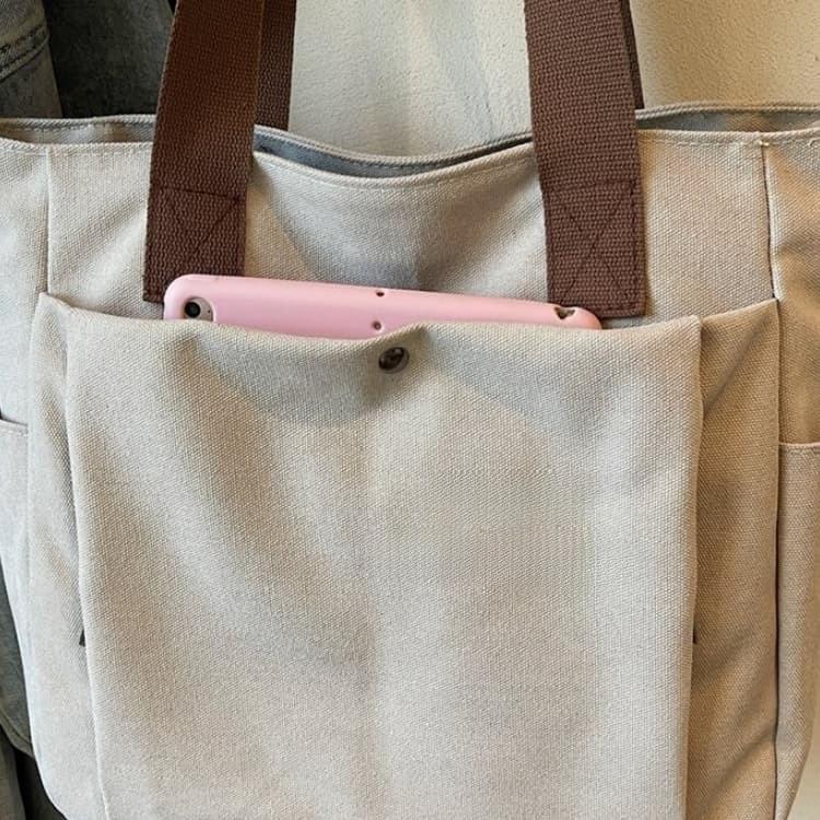 Large capacity canvas tote bag women's shoulder bag