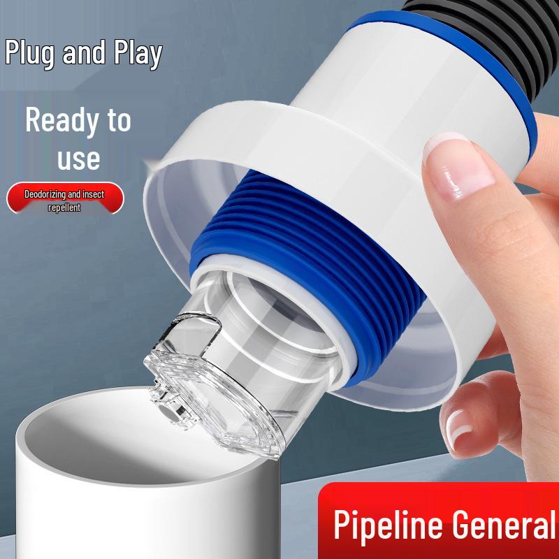 Anti-Odor Kitchen Sink Drain Sealing Ring & Clog Stopper