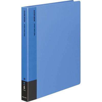 KOKUYO Pasta Fichário Transparente A4 Vertical 30 Furos Azul LA-730B