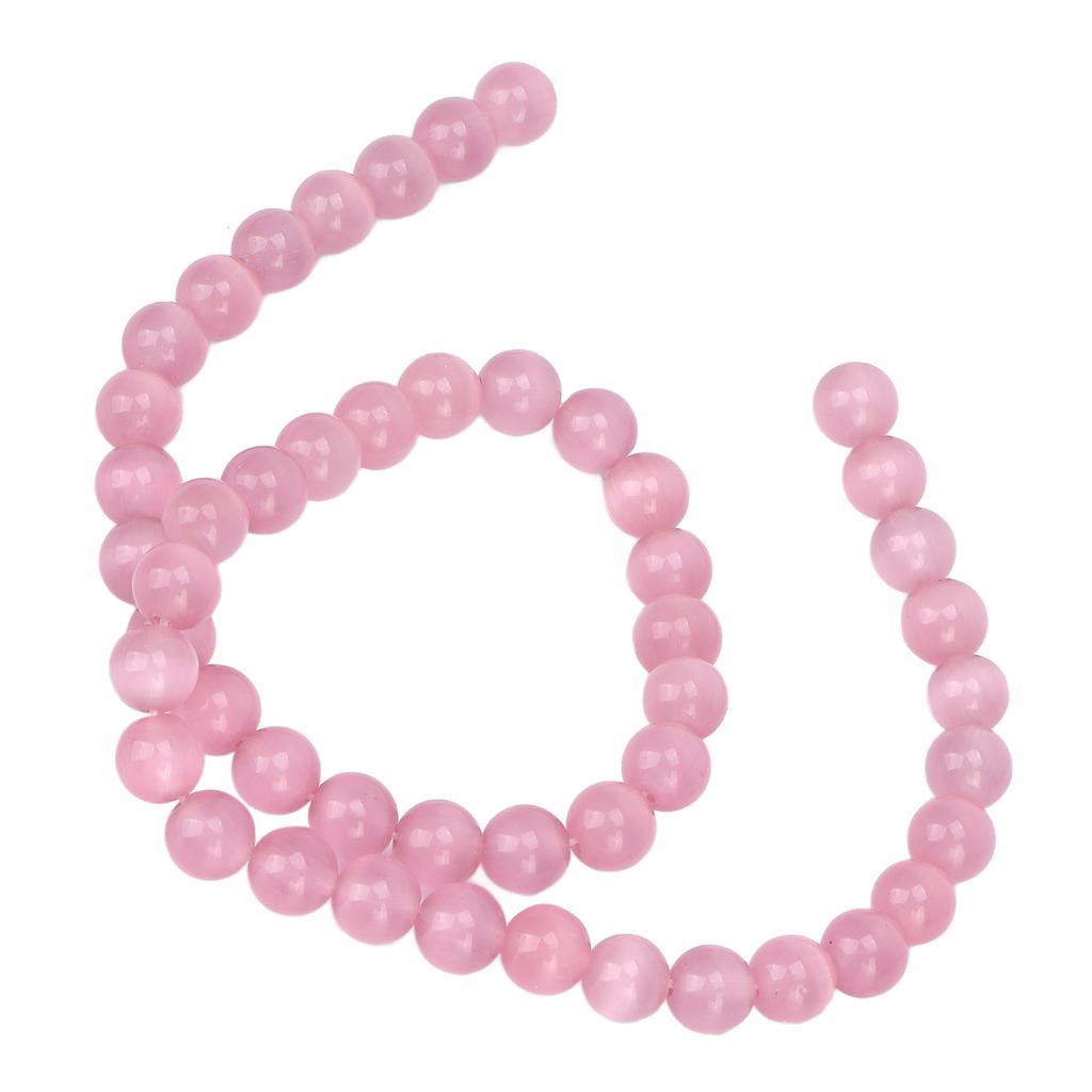 8mm Schmuck DIY Steinperle Zarte Handarbeit Halskette Armband Herstellung Runde Perlen für SchmuckgeschäftPink