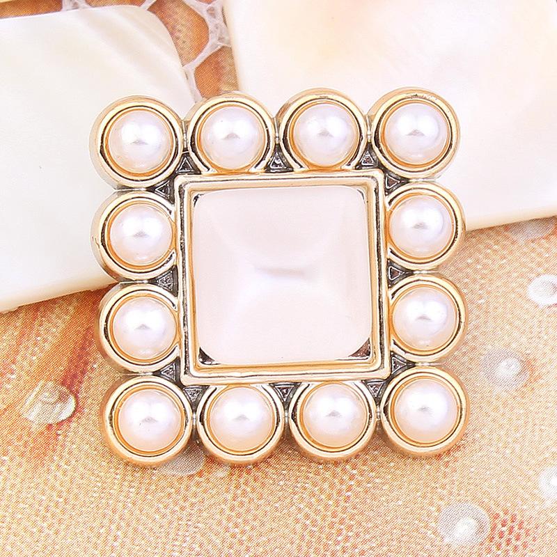 10Pcs Pearl Buttons Pajamas Coats Sweaters Women'S Round Versatile High-End Decorative Buttons Daquan Clothes Accessories