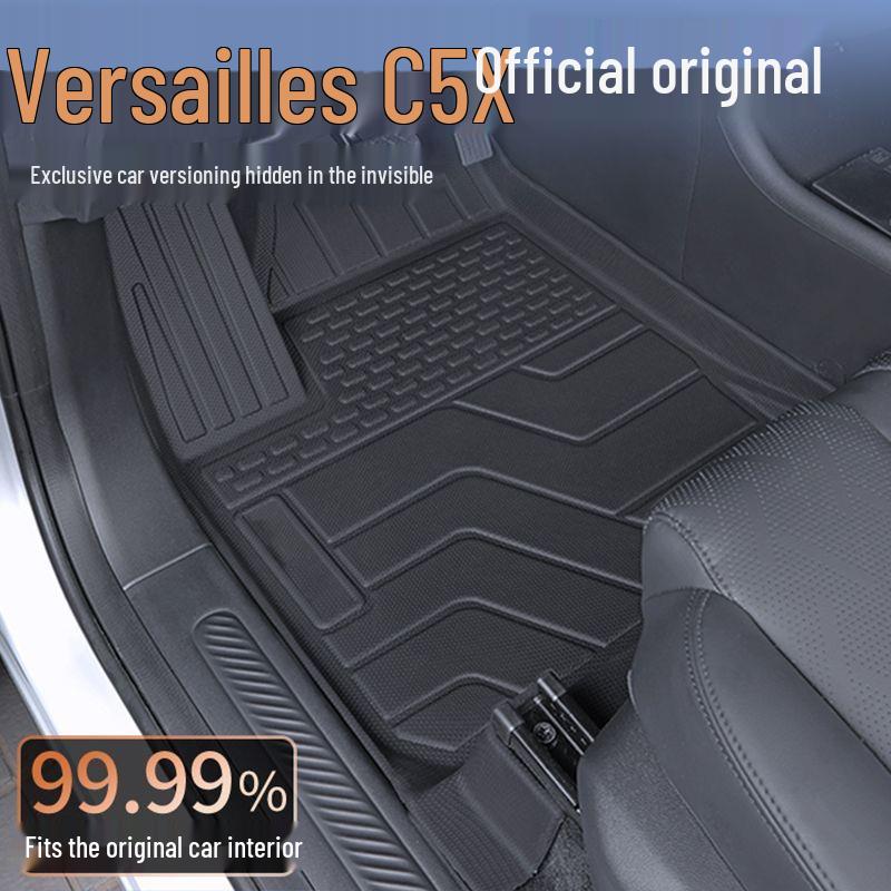 Versailles C5X TPE Floor Mats - Enhanced Full Coverage for Citroen Cars