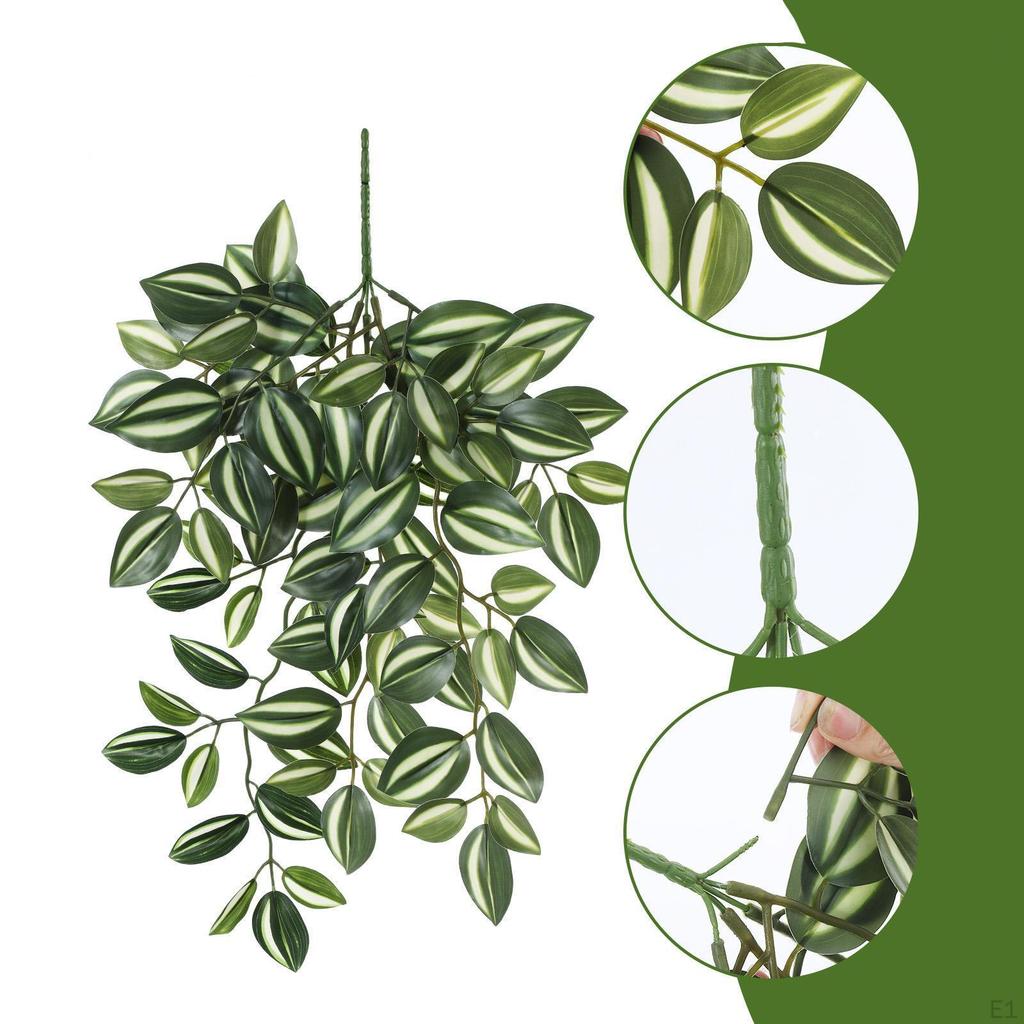 Artificial Hanging Plant,Fake Plants Reusable Home Decor, Greenery Leaves for Bedroom Farmhouse