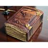 Phoenix Grimoire Leather Journal | Fire Bird Book of Shadows