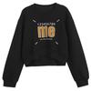 Large American Printed Round Neck Pullover Sweater - High-End, Versatile, Long Sleeve, Belly-Covering Top
