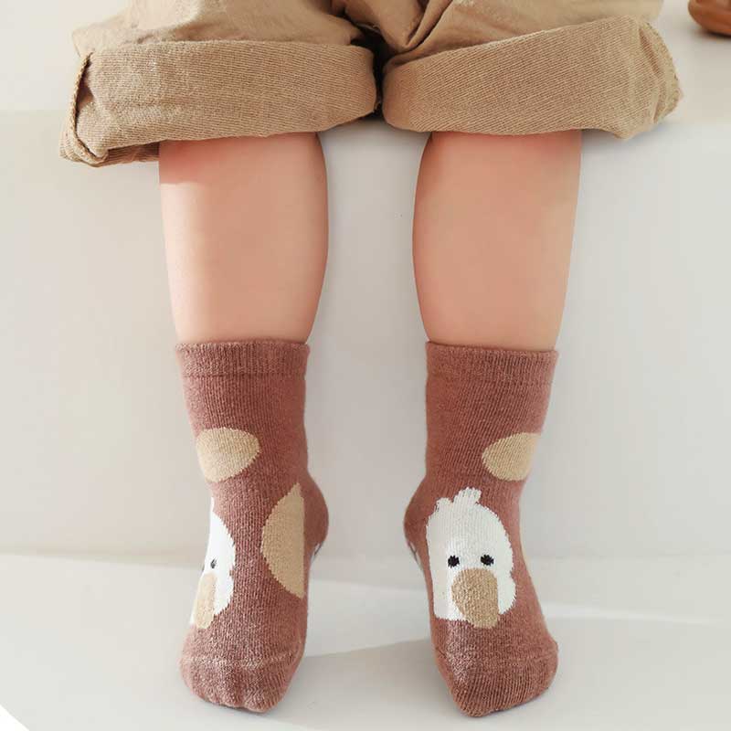 Baby Anti Slip Socks Cute Cartoon Cotton Baby Girl Socks For Newborn Baby Accessories Children Socks
