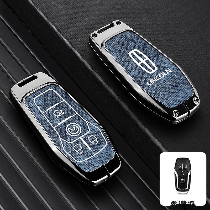 Lincoln Adventure Key Case: Fits Navigator, Aviator, MKZ, Continental, MKC, MKX Models