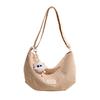 Women's bag Crossbody bag Corduroy dumpling bag New shoulder bag Stylish and simple bag Large capacity