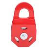 Bloco de Polia de Reboque 8 Toneladas Vermelho Resistente Multifuncional Bloco de Polia de Reboque para Caminhão Trator ATV UTV