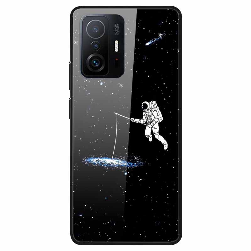 For Xiaomi 11T Tempered Glass Case Soft Bumper Hard Funda For Xiaomi mi 11T Pro Phone Case 11 T 11T Pro 11TPro Back Cover Shells