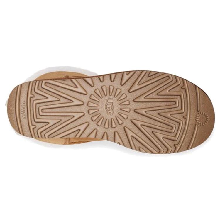 (WMNS) UGG Mini Bailey Bow Glimmer Chestnut Women's 1125795-CHE