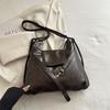 Velkokapacitní dvouramenná taška, Módní retro taška do práce, Crossbody taška