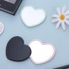 Handheld Handheld Mirror Single-sided Beauty Make-up Mirror Modern Heart-shaped Mirror  Girls