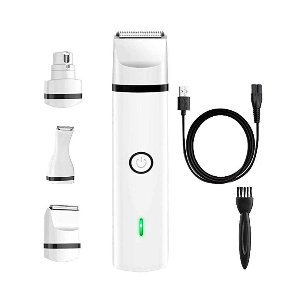 Cordless Eco-Friendly Plastic Simple Dog Grooming Kit Electric Hair Trimmers Nail Clipper Scissors