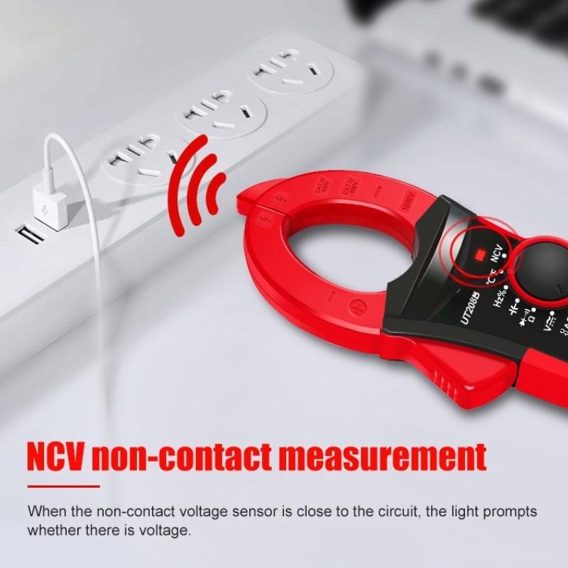 RMS Digital Clamp Meter AC Current 1000A AC DC Voltage 1000V 6000 Count Inrush Current Diode Continuity Measurement Tool