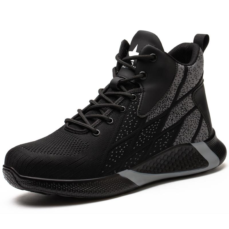 Fashion Safety Shoes Men Boots Indestructible Work Shoes Puncture Proof Work Boots Men Sneakers Steel Toe Shoes Safety Boots New