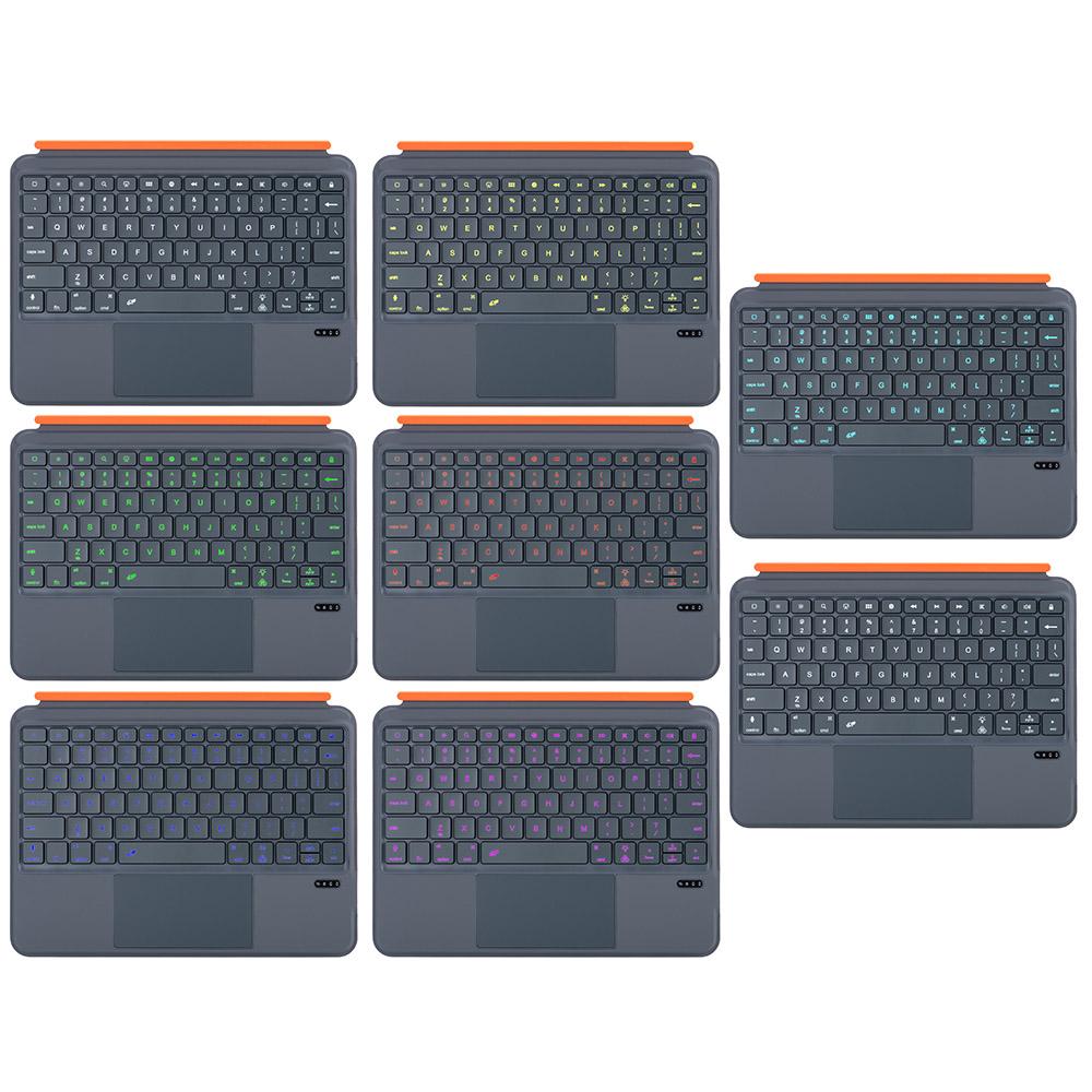 

K10P Bluetooth-Compatible Keyboard for iPad (2025)/iPad 10.9 (2022)/iPad Air 11 (2025) (2024) Tablet Leather Case A